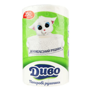 Dvieļi papīra Divo 2 slāņi 250 loksnes