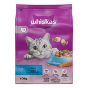 Barība kaķiem Whiskas ar tunci 800g
