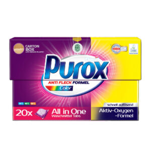 Veļas mazgāšanas kapsulas Purox Color 20 gb