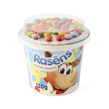 1D253F6383E79E9C92C6E39D51826DAA11AF7283D00A327286B73F5C6C696D3E Jogurts Rasēns vaniļas ar šok. konfekt. 110g