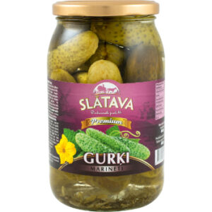Gurķi marinēti Premium Slātava 860g