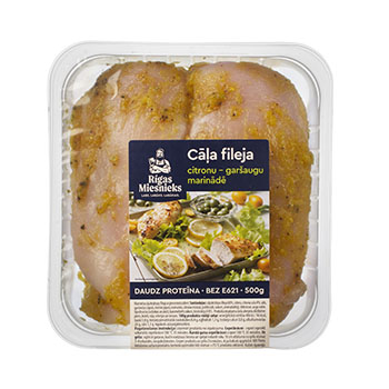 492F28A6FABBA9FFD8A8AA06DD67E3A983491C3154FF3805564C37B47C292027 Cāļa fileja citronu zaļumu marinādē RM 500g