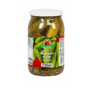 Gurķi marinēti 1600g/850g