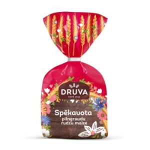 Rudzu maize pilngraudu Druva Spēkavota 400g