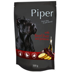 Barība suņiem Piper Liellopa aknas