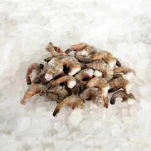 Tīģergarneles b/g jēlas b/č a/a 16/20 20% sver.