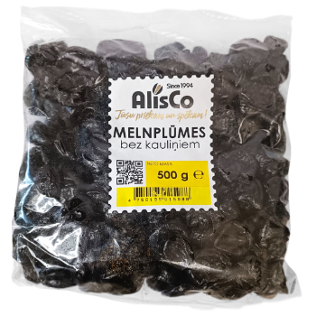 9B5BA398415EB82E870E553BA4AA5F04D75DB6194B2DF235A73CC021A8BDBD62 Plūmes melnās žāvētas Alis Co 500g