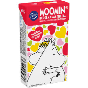 Moomin košļājamās augļu konfektes 40g