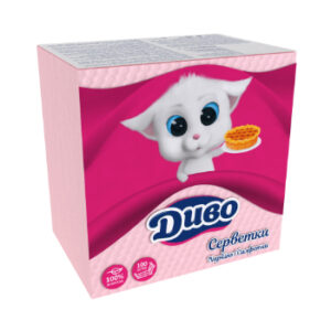 Salvetes Divo 33x33cm 1 kārta 100gb rozā