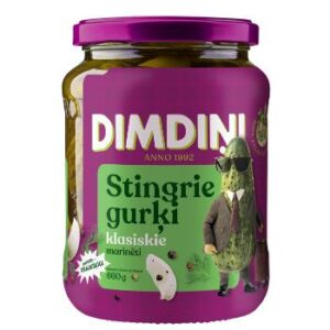 Gurķi marinēti Dimdiņi klasiskie 660g/330g