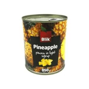Ananāsu gabaliņi Blik sīrupā 850g/490g