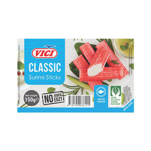 Surimi nūjiņas ar krabju garšu dzesētas Viči 150g