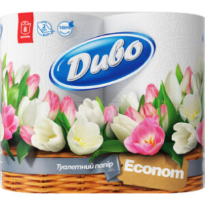 Tualetes papīrs Divo Econom 2 slāņi 8ruļļi