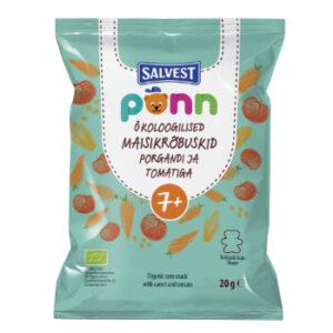Čipsi kukurūzas bērniem Ponn Organic ar burkāni