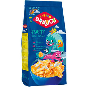 Sausās brokastis Draugu frosty corn flakes 225g