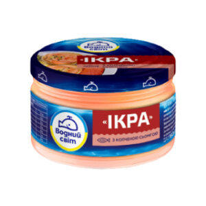 Krēms ikru ar kūpinātu lasi Vodnij mir 160g