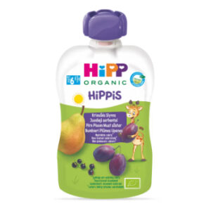 Biezenis Hipp plūme un upene ar bumbieriem Bio tūbiņā 100g