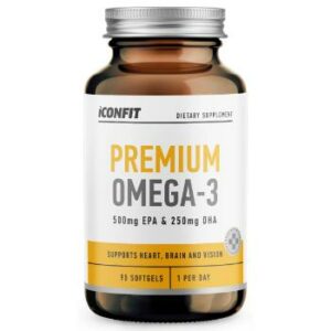 Kapsulas Iconfit Premium Omega-3 1000mg N90