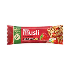Batoniņš musli Nestle zemeņu 35g