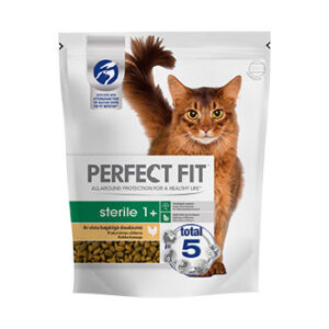Barība kaķiem Perfect Fit ar cāļu gaļu steriliz.kaķiem 750g
