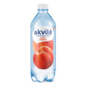 Ūdens Akvile ar persiku aromātu 0.6l