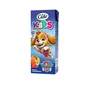 Sulas dzēriens Cido Paw Patrol persiku-zemeņu 0.2l