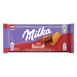 Šokolādes tāfele Milka Biscoff 90g