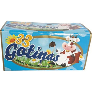 Cepumi 33 gotiņas ar ieb.piena garšu 180g