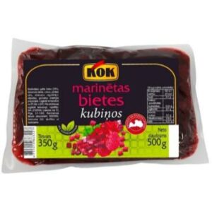 Bietes marinētas kubiņos Kok 500g