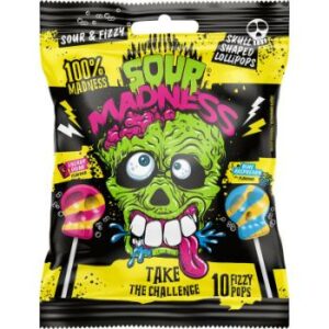 Konfektes uz kociņa Sour Madness 90g