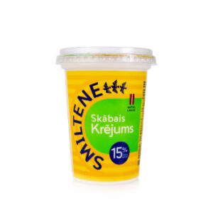 Krējums skābais 15% 400g