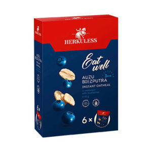 Pārslas Herkuless auzu ātri pagat. ar melleņu gb 210g