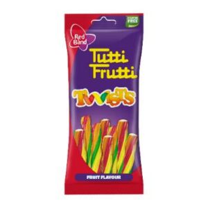 Konfektes košļājamas Tutti Frutti Virpuļi Red Band 100g