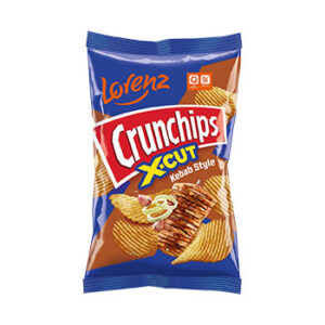 Čipsi Crunchips X-cut ar kebaba un sīpola garšu 75g