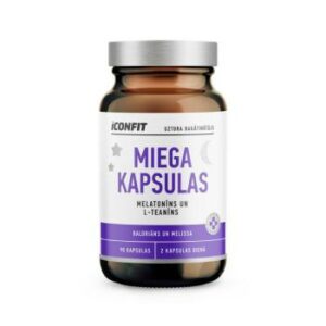 Miega kapsulas Iconfit Sleep N90