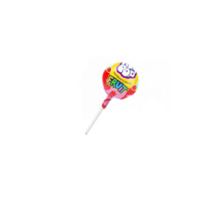 Konfektes uz kociņa ar košļ.gumiju Gum Pop Fruit 15g