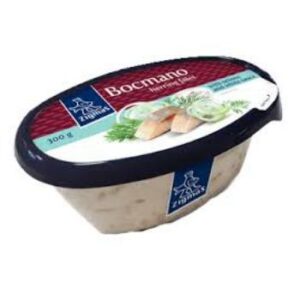 Siļku fileja Bocmano ar sīpoliem baltajā mērcē Zigmas 300g