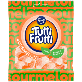 E8DC38BC9EE2736B79FF0795D10338DA01C722C142E0FC7B48FFAC5594BF78FB Konfektes želejas Tutti Frutti ar melones garšu 90g