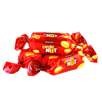 09188ADBB237BCE37DF16D839241DC5ABE5D6986662794B1E0B313863A8FA86B Konfektes šokolādes Candy Nut ar zemesriekstiem Roshen