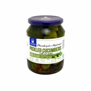Gurķi marinēti ar ozollapām Kitchen Master 660g