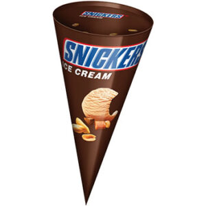 Saldējums Snickers vafeles konusā 110ml