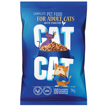 A329F9F46C4C443E8043FB6928AC52948B51FD0AF0C3B549981383069B64E56A Barība kaķiem Cat Cat sausā ar mājputnu gaļu 1kg