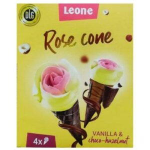 Saldējums Leone Rose lazdu rieksts 4*130ml75g 520ml/300g