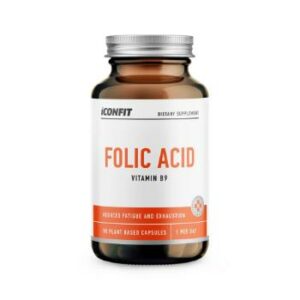 Folijskābe vitamīns B9 400mg Iconfit N90