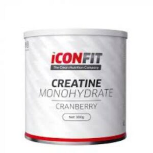 Kreatīna monohidrāts mikronizēts dzērveņu Iconfit 300g