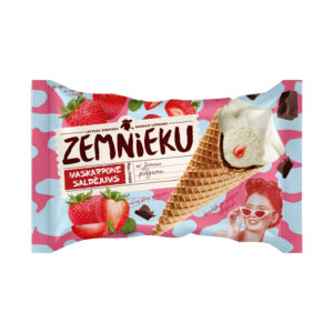 Saldējums Zemnieku  maskarpone ar zem.pild.200ml/110g