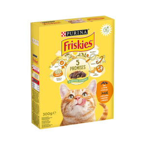 Barība kaķiem Friskies vista/aknas/dārzeņi 300g