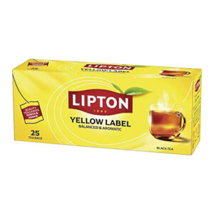Tēja Lipton Yellow label melnā 25TM 50g