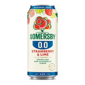 Sidrs bezalk.Somersby straw&lime  0.5L can