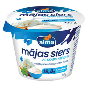 Siers mājas ar skābo krējumu Alma 180g